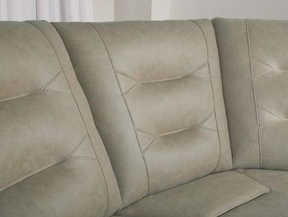 Parker House - Caldwell - Tahoe Fog 6 Piece Modular Power Reclining Sectional with Power Adjustable Headrests - MCAL-PACKA(H)-TAFG view 8