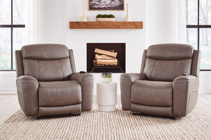 Parker House - Callahan - Sydney Brunette Power Lift Recliner with Heat and Massage (Set of 2) - Sydney Brunette - MCLH-KIT-812LIFTP4-2-SYBR view 2