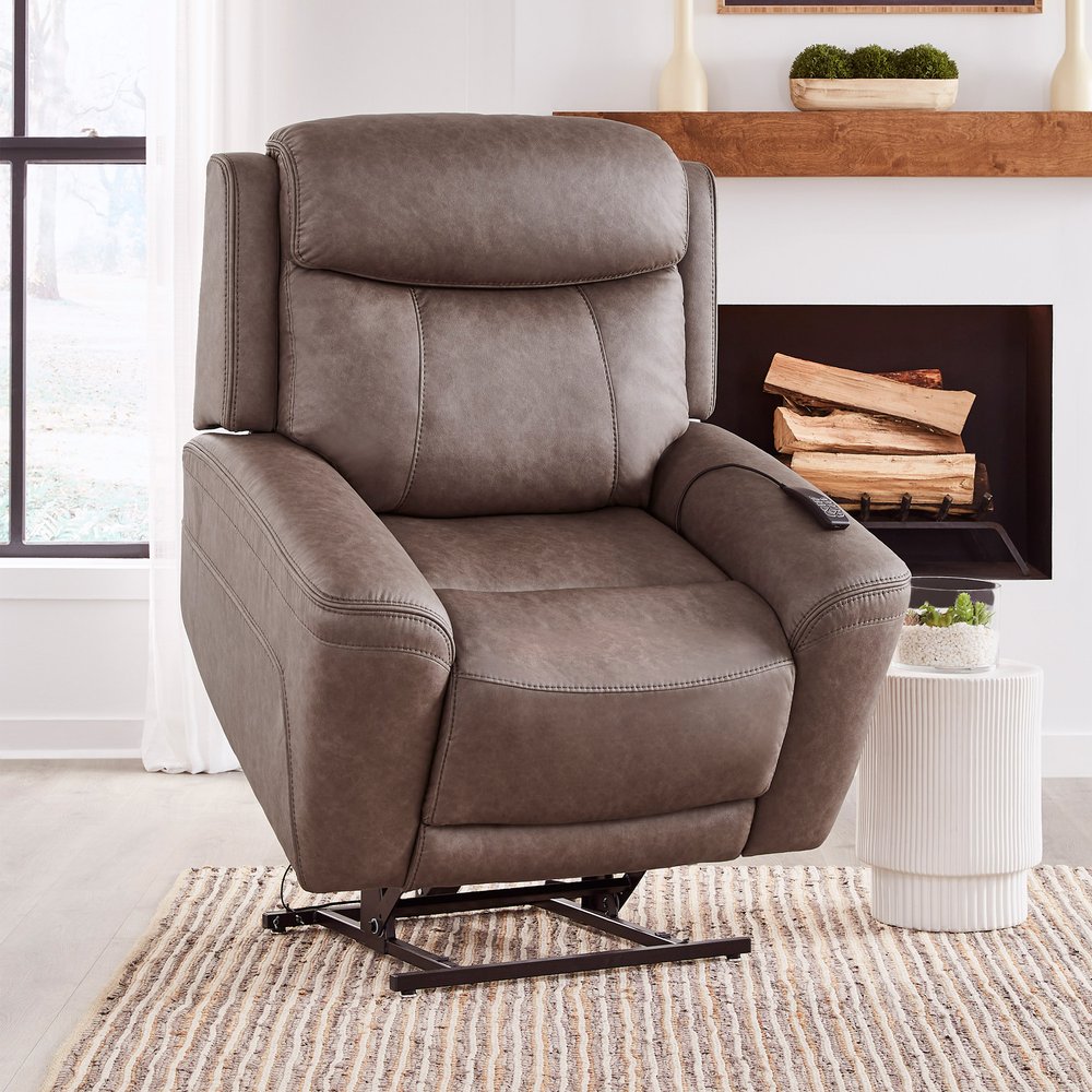Parker House - Callahan - Sydney Brunette Power Lift Recliner with Heat and Massage (Set of 2) - Sydney Brunette - MCLH-KIT-812LIFTP4-2-SYBR view 4