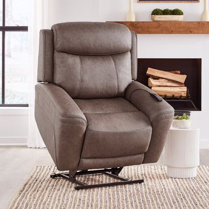 Parker House - Callahan - Sydney Brunette Power Lift Recliner with Heat and Massage (Set of 2) - Sydney Brunette - MCLH-KIT-812LIFTP4-2-SYBR view 4
