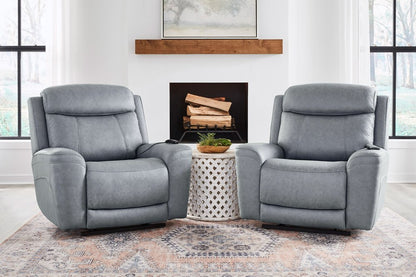 Parker House - Callahan - Sydney Evening Power Lift Recliner with Heat and Massage (Set of 2) - Sydney Evening - MCLH-KIT-812LIFTP4-2-SYEV view 2