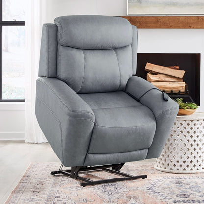 Parker House - Callahan - Sydney Evening Power Lift Recliner with Heat and Massage (Set of 2) - Sydney Evening - MCLH-KIT-812LIFTP4-2-SYEV view 4