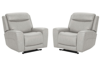 Parker House - Callahan - Sydney Granite Power Lift Recliner with Heat and Massage (Set of 2) - Sydney Granite - MCLH-KIT-812LIFTP4-2-SYGR view 1