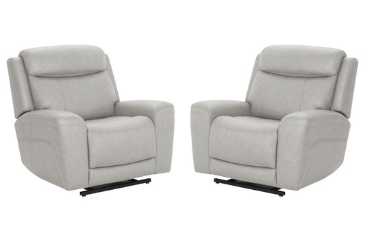 Parker House - Callahan - Sydney Granite Power Lift Recliner with Heat and Massage (Set of 2) - Sydney Granite - MCLH-KIT-812LIFTP4-2-SYGR view 1