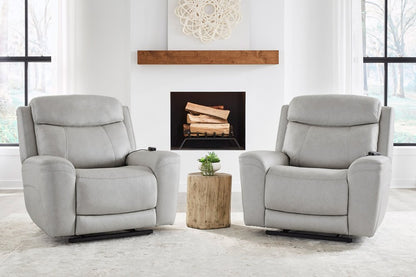 Parker House - Callahan - Sydney Granite Power Lift Recliner with Heat and Massage (Set of 2) - Sydney Granite - MCLH-KIT-812LIFTP4-2-SYGR view 2