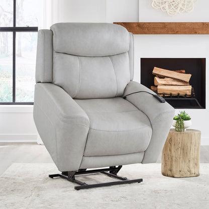 Parker House - Callahan - Sydney Granite Power Lift Recliner with Heat and Massage (Set of 2) - Sydney Granite - MCLH-KIT-812LIFTP4-2-SYGR view 4