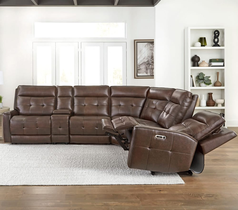 Parker House - Canterbury - Acorn 6 Piece Zero Gravity Modular Power Reclining Sectional - MCAN-PACKA(HZ)-ACO view 5