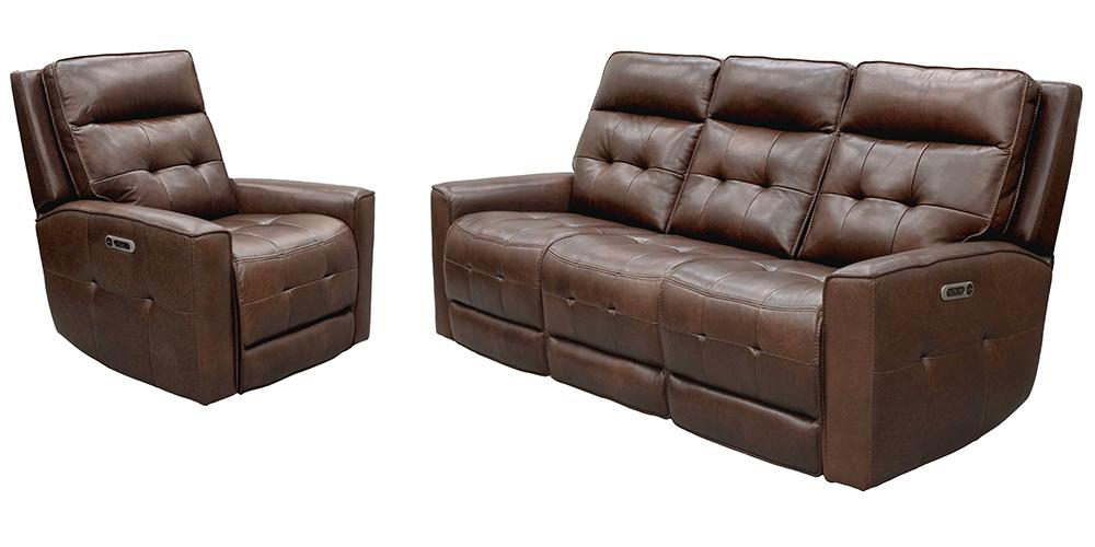 Parker House - Canterbury - Acorn Power Reclining Zero Gravity Sofa and Recliner - MCAN-31PHZ-ACO view 1