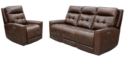Parker House - Canterbury - Acorn Power Reclining Zero Gravity Sofa and Recliner - MCAN-31PHZ-ACO view 1