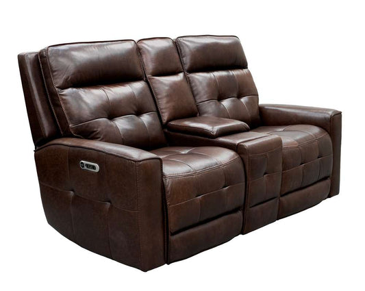 Parker House -  Canterbury - Acorn Power Zero Gravity Console Loveseat - MCAN#822CPHZ-ACO veiw 1