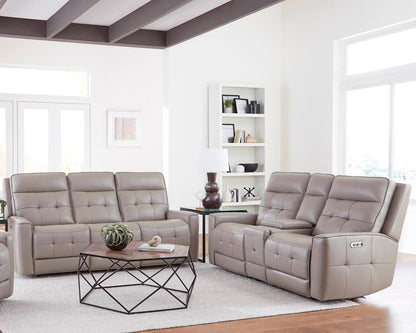 Parker House - Canterbury - Pewter Power Reclining Zero Gravity Sofa and Loveseat - MCAN-32PHZ-PEW view 2