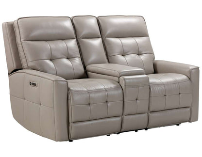 Parker House -  Canterbury - Pewter Power Zero Gravity Console Loveseat - MCAN#822CPHZ-PEW veiw 1
