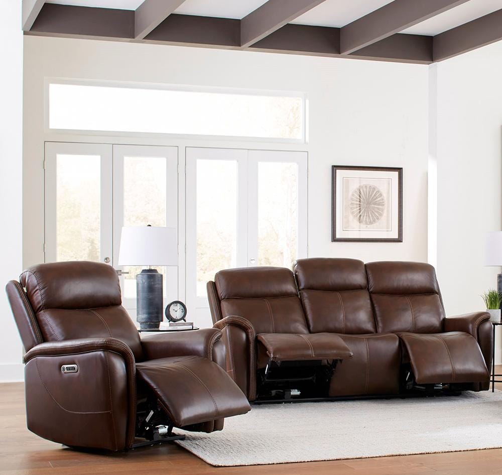 Parker House - Cascade - Auburn Power Reclining Sofa and Recliner - MCAS-31PH-AUBN view 3