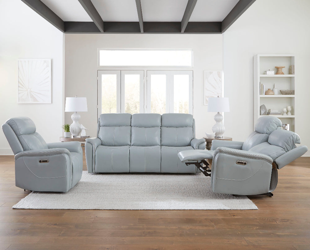 Parker House -  Cascade - Seamist Grey Power Recliner - MCAS#812PH-SMGR view 8