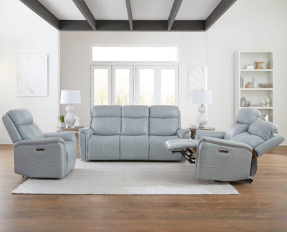 Parker House -  Cascade - Seamist Grey Power Recliner - MCAS#812PH-SMGR view 8