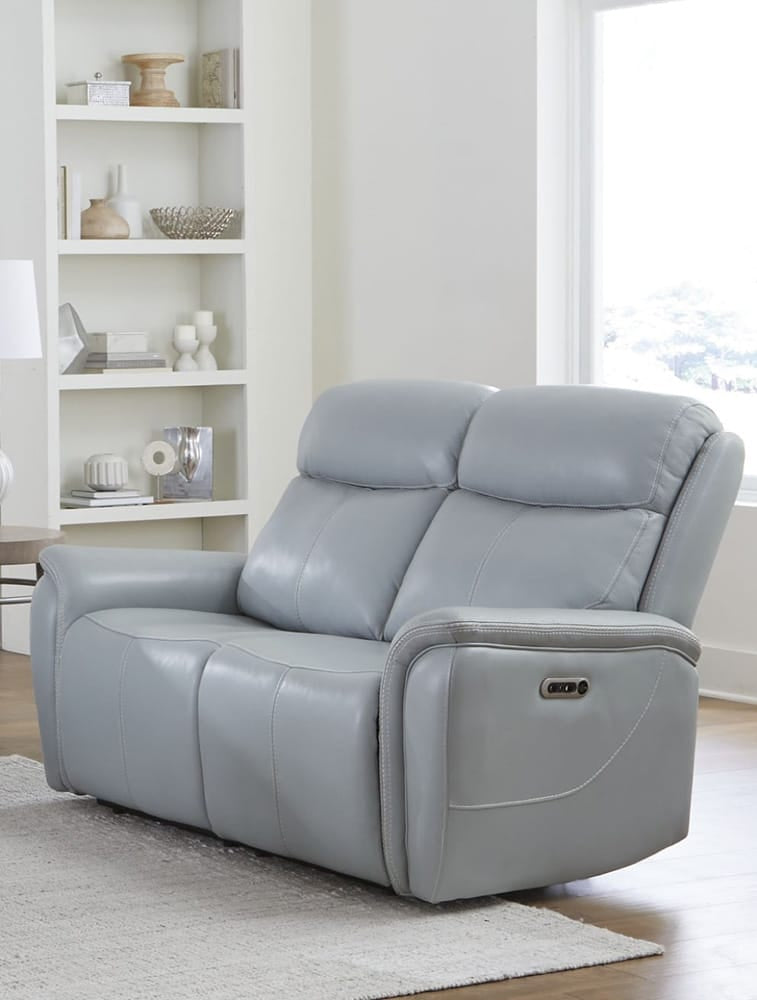 Parker House -  Cascade - Seamist Grey Power Reclining Loveseat - MCAS#822PH-SMGR view 3