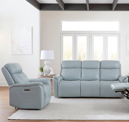 Parker House - Cascade - Seamist Grey Power Reclining Sofa and Recliner - MCAS-31PH-SMGR view 4