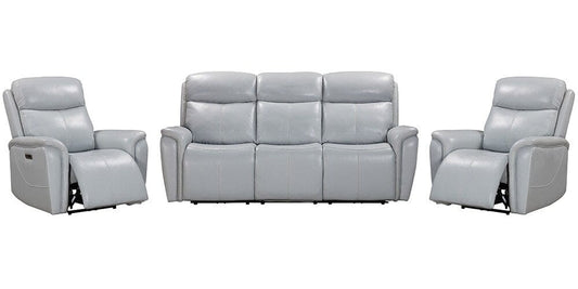 Parker House - Cascade - Seamist Grey Power Reclining Sofa and Two Recliners - MCAS-311PH-SMGR view 1