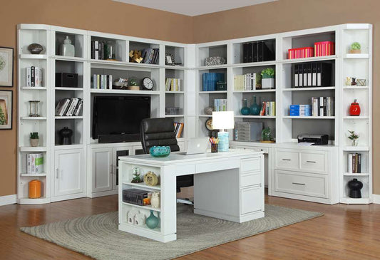 Parker House - Catalina 12 Piece Corner Library Wall with Writing Desk - CAT-12PC-LIB-L-WALL-DESK veiw 1