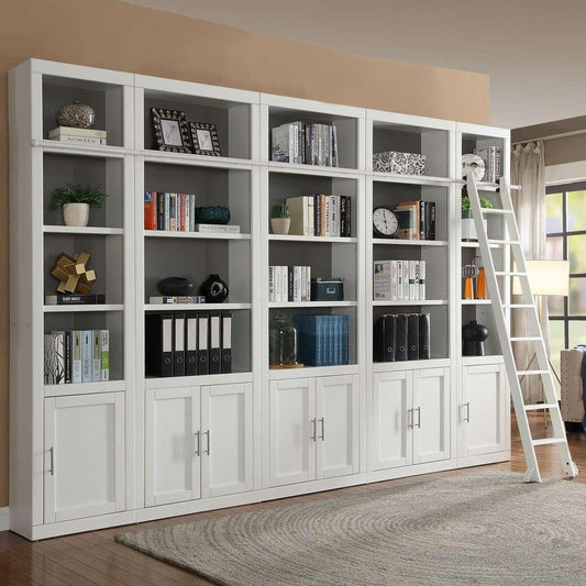 Parker House - Catalina 6 Piece Small Library Wall with Ladder - CAT-6PC-LIB-WALL view 1