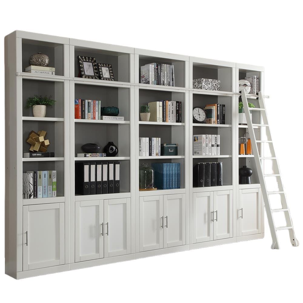 Parker House - Catalina 6 Piece Small Library Wall with Ladder - CAT-6PC-LIB-WALL view 2