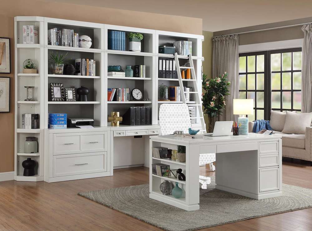Parker House -  Catalina 8 Piece Library Wall with Writing Desk - CAT-8PC-LIB-DESK veiw 1