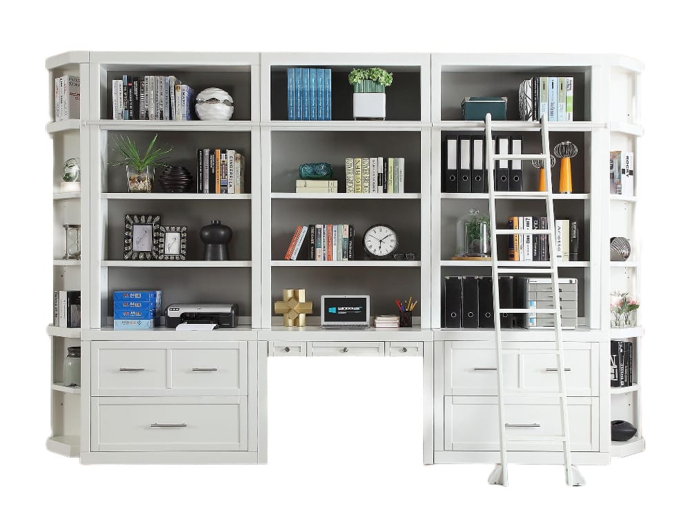 Parker House - Catalina 9 Piece Workspace Library Wall - CAT-9PC-LIB-F-WALL view 2