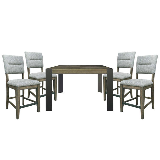 Parker House -  Cedar Fork - Dining 54 in. Square Counter Table with 4 counter stools - DCED-5PC-54SQ-2026-SMA view 1