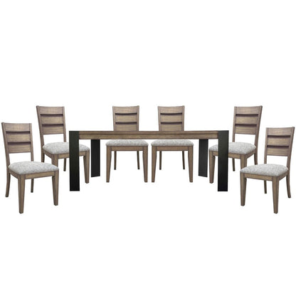 Parker House -  Cedar Fork - Dining 78 in. with 6 ladderback chairs - DCED-7PC-78REC-2018-SMA view 1