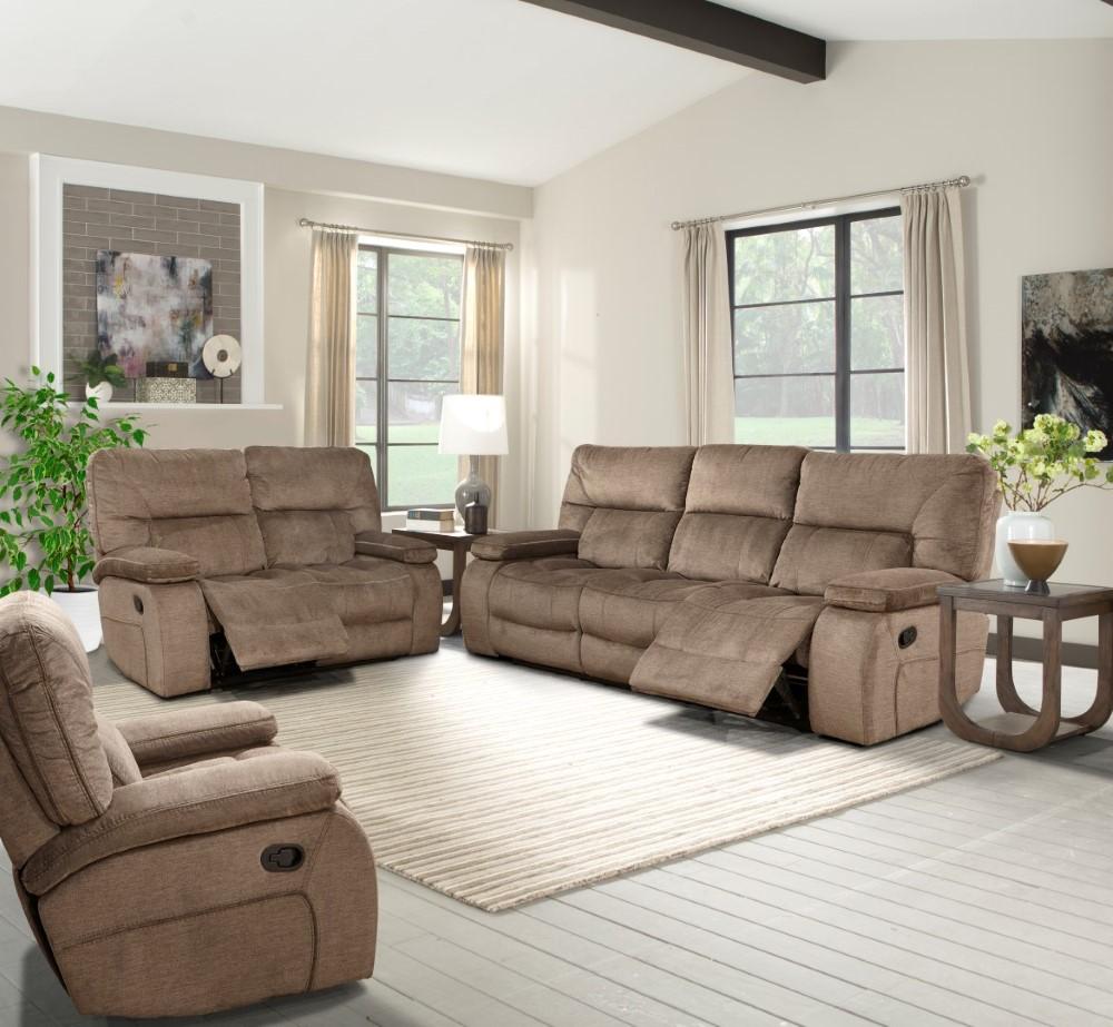 Parker House - Chapman Manual Loveseat in Kona - MCHA822-KON view 2