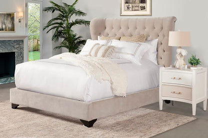 Parker House - Chloe King Bed (Natural) in Meringue - BCHL#9000-2-MER view 2