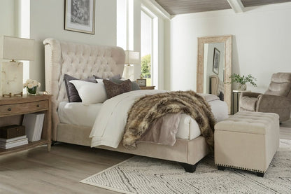 Parker House - Chloe King Bed (Natural) in Meringue - BCHL#9000-2-MER view 3