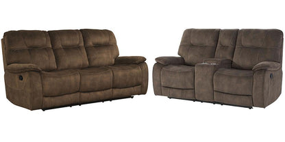 Parker House - Cooper - Shadow Brown Manual Reclining Sofa and Loveseat - MCOO-32-SBR view 1