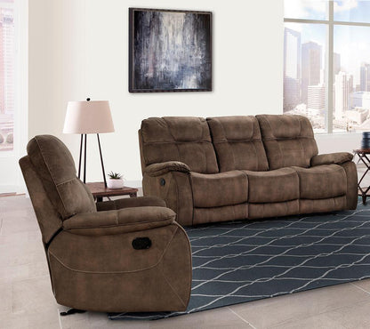 Parker House - Cooper - Shadow Brown Manual Reclining Sofa and Recliner - MCOO-31-SBR view 2