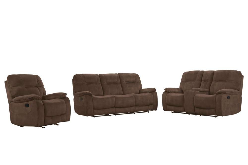 Parker House - Cooper - Shadow Brown Manual Reclining Sofa Loveseat and Recliner - MCOO-321-SBR veiw 1