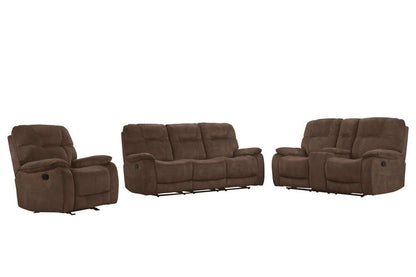 Parker House - Cooper - Shadow Brown Manual Reclining Sofa Loveseat and Recliner - MCOO-321-SBR veiw 2