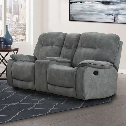Parker House - Cooper Shadow Grey Manual Console Loveseat - MCOO822C-SGR veiw 1