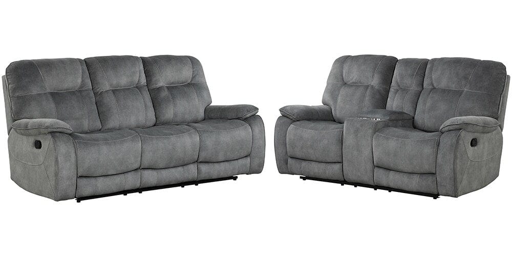 Parker House - Cooper - Shadow Grey Manual Reclining Sofa and Loveseat - MCOO-32-SGR view 1