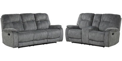 Parker House - Cooper - Shadow Grey Manual Reclining Sofa and Loveseat - MCOO-32-SGR view 1