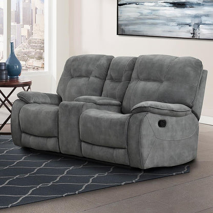 Parker House - Cooper - Shadow Grey Manual Reclining Sofa and Loveseat - MCOO-32-SGR view 4
