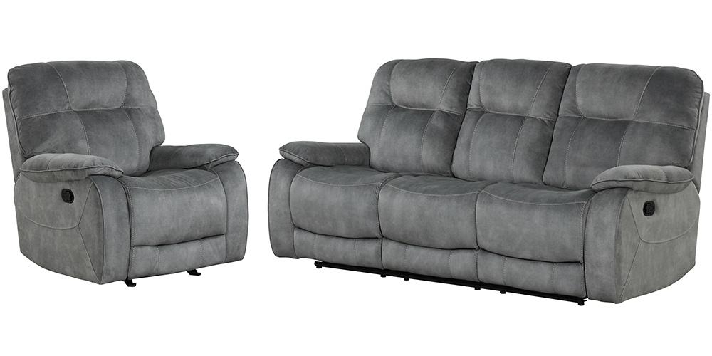 Parker House - Cooper - Shadow Grey Manual Reclining Sofa and Recliner - MCOO-31-SGR view 1