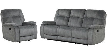 Parker House - Cooper - Shadow Grey Manual Reclining Sofa and Recliner - MCOO-31-SGR view 1