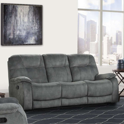 Parker House - Cooper Shadow Grey Manual Triple Reclining Sofa - MCOO833-SGR veiw 1