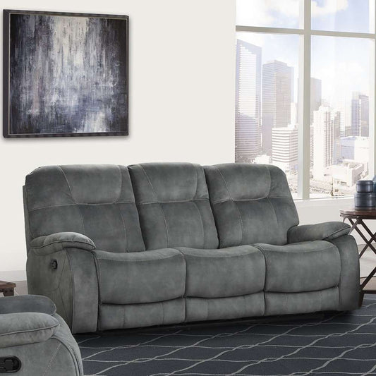 Parker House - Cooper Shadow Grey Manual Triple Reclining Sofa - MCOO833-SGR veiw 1