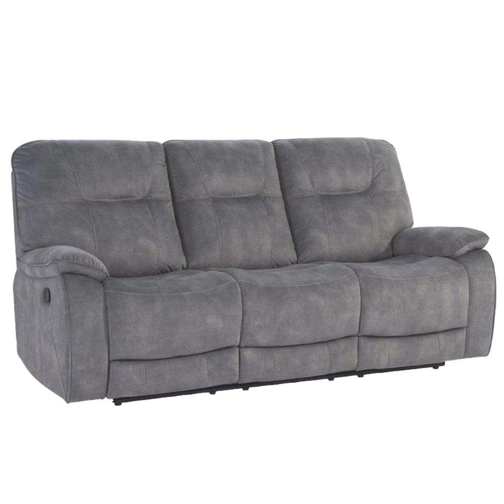 Parker House - Cooper Shadow Grey Manual Triple Reclining Sofa - MCOO833-SGR veiw 2