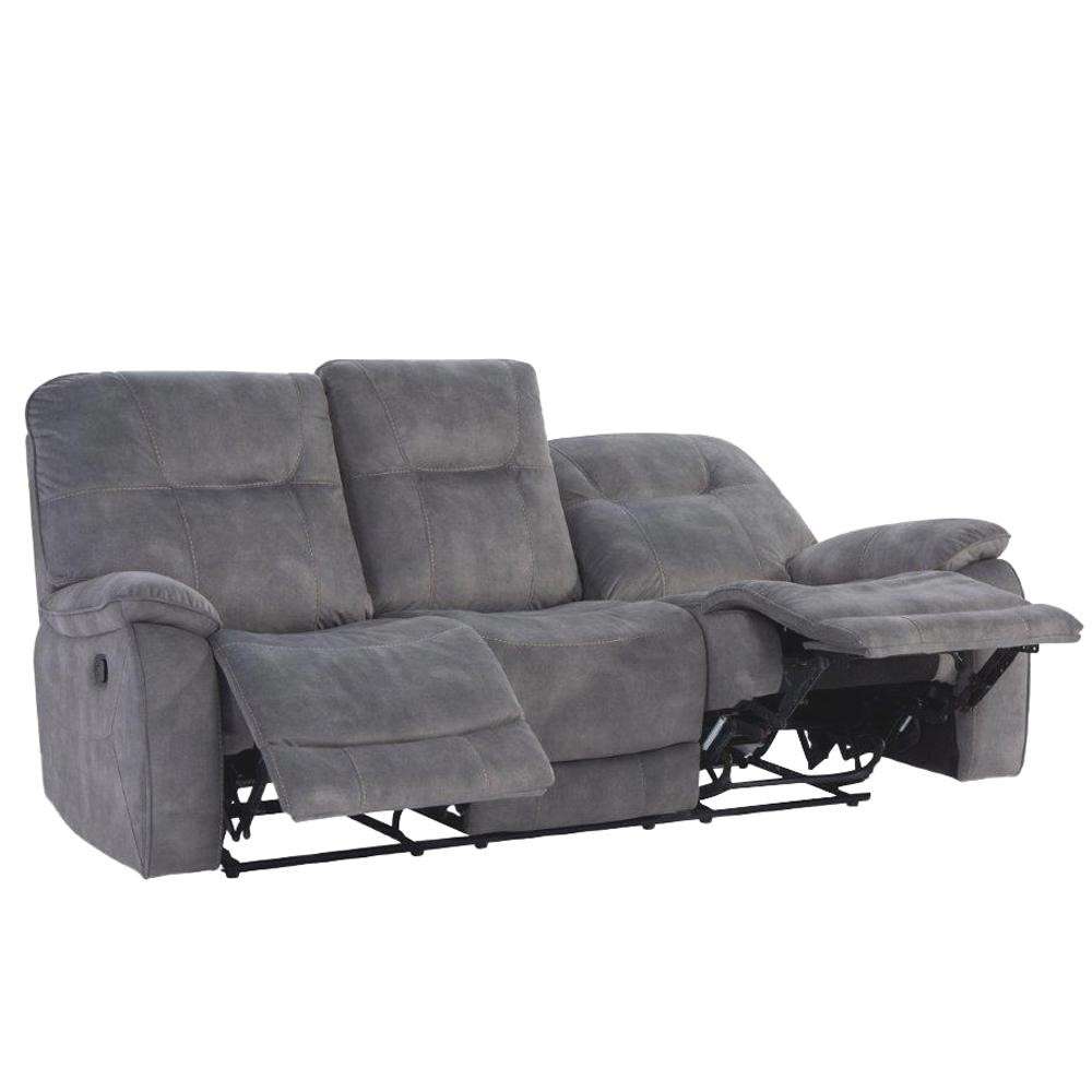 Parker House - Cooper Shadow Grey Manual Triple Reclining Sofa - MCOO833-SGR veiw 5