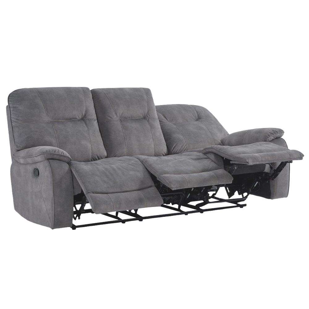 Parker House - Cooper Shadow Grey Manual Triple Reclining Sofa - MCOO833-SGR veiw 6