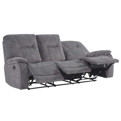Parker House - Cooper Shadow Grey Manual Triple Reclining Sofa - MCOO833-SGR veiw 6