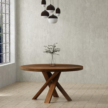 Parker House - Crossings - Downtown Dining 60 In. Round Dining Table With 4 Upholstered Chairs - DDOW-5PC-60RND-DBGO-QMSG veiw 8