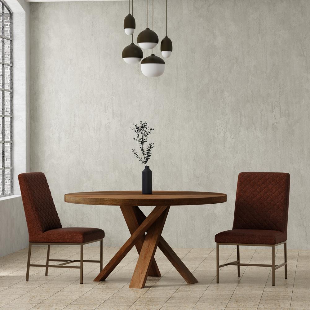 Parker House - Crossings - Downtown Dining 60 In. Round Dining Table With 4 Upholstered Chairs - DDOW-5PC-60RND-DDIA-ELRS veiw 11